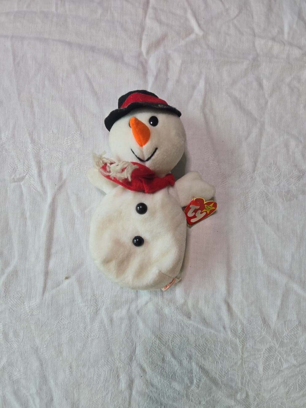 Ty Beanie Babies Snowball the Snowman (Style 4201) 1996 Plush